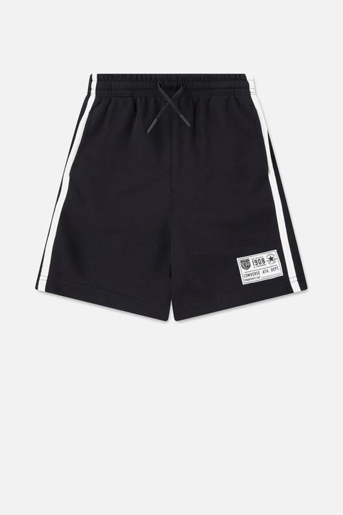 Converse retro side stripe shorts - black