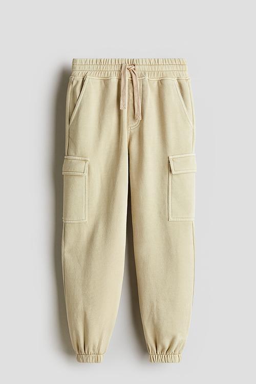 Cargo joggers - light beige