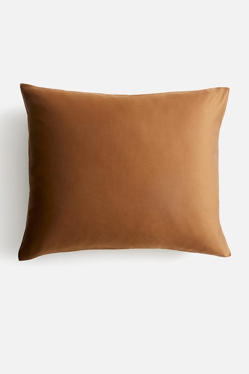 Satin pillowcase - brown
