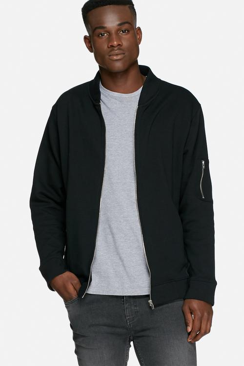Bomber zip sweat