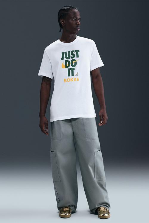 Springbok Men's Just Do IT Bokke T-shirt  - White/University Gold