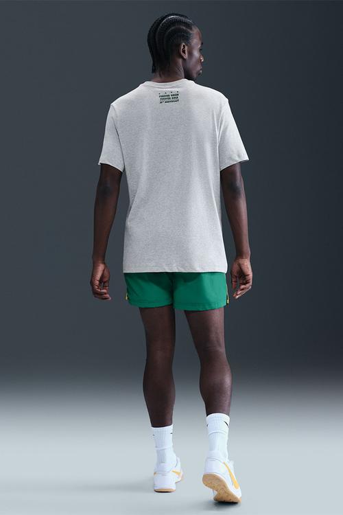 Springbok Men's Heritage T-Shirt - Dk Grey Heather/Gorge Green