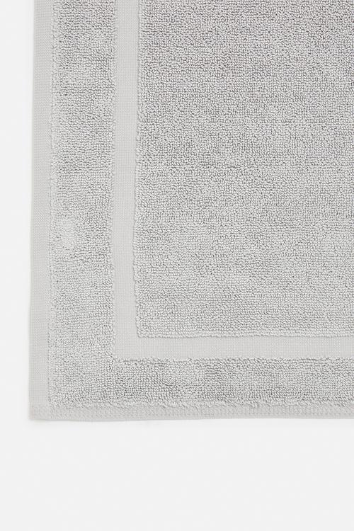 Indulgence bath mats - lt grey