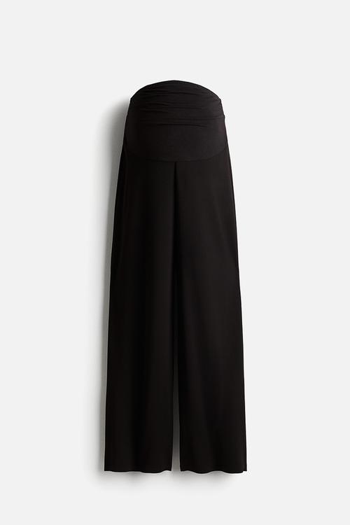 Mama wide trousers - black