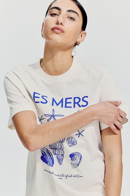 T-shirt - cream & les mers