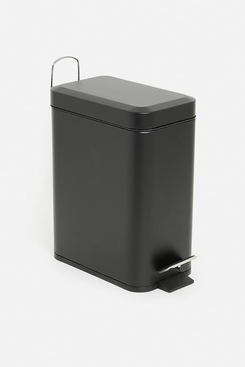 PEDAL BIN 5L METAL BLACK CLR