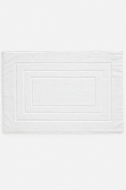 Royal plush bath mat - white