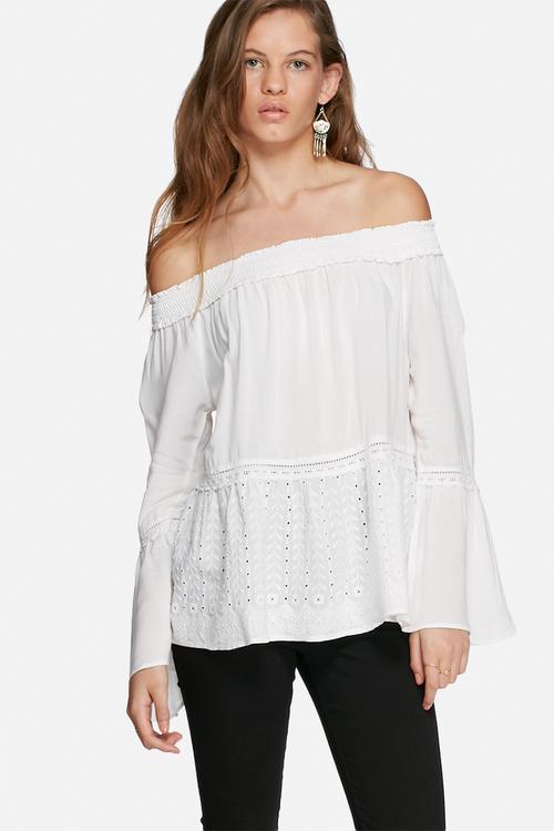 James off shoulder top