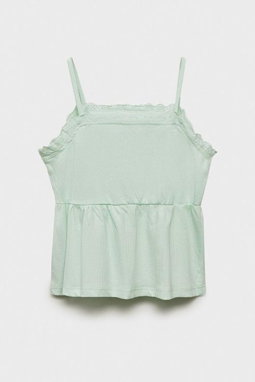 Top bimba - light/pastel green
