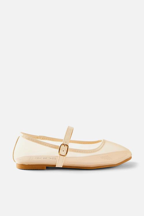 Olivia Ballet Flat - Pale Sand/Mesh
