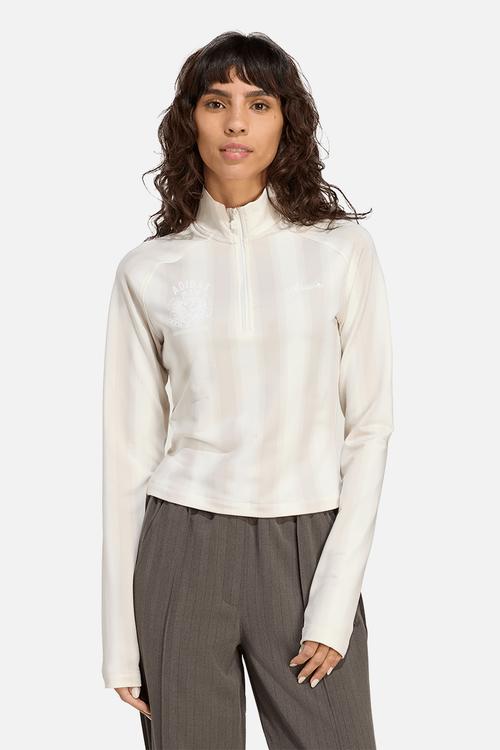 Halfzip Grfx Ls Owhite