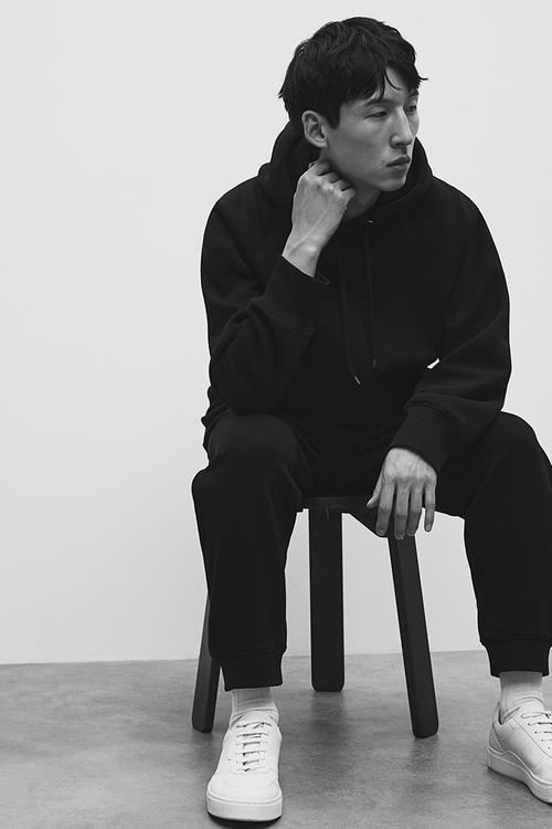 Regular fit sweatpants - black