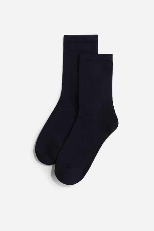 7 pack socks - pigeon blue & dusty blue