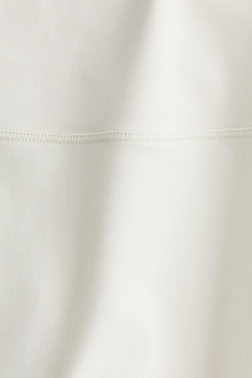 Flared sports leggings with softmove™ - white