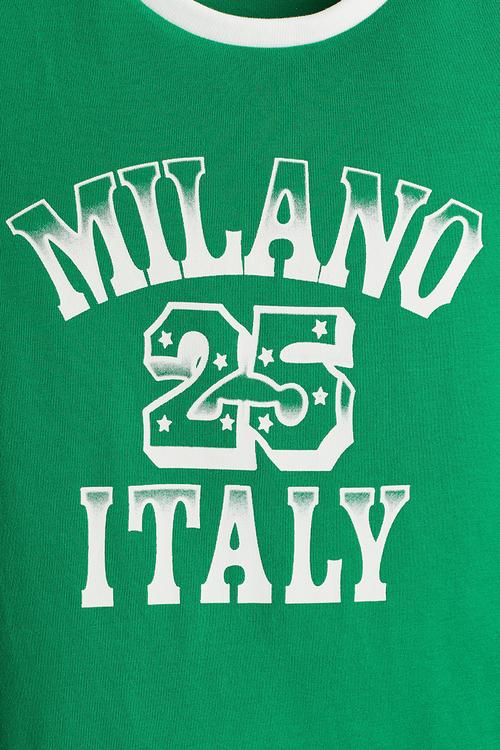 Printed t-shirt - green milano
