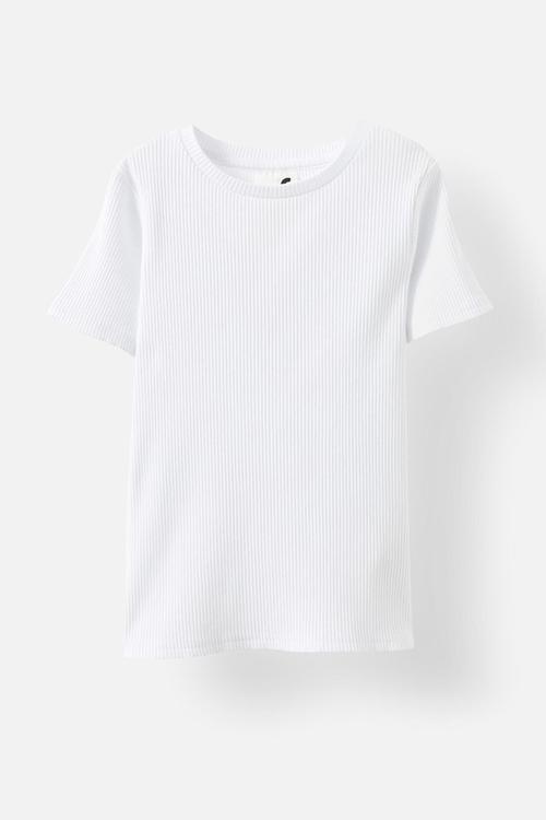 Raya baby tee - white