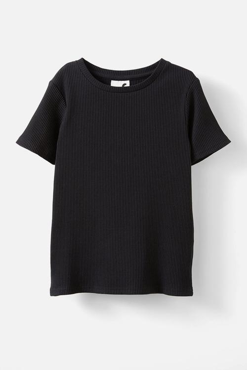 Raya baby tee - black