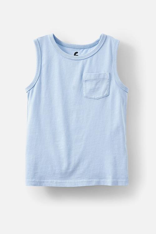 The Essential Tank - Dawn Blue Wash