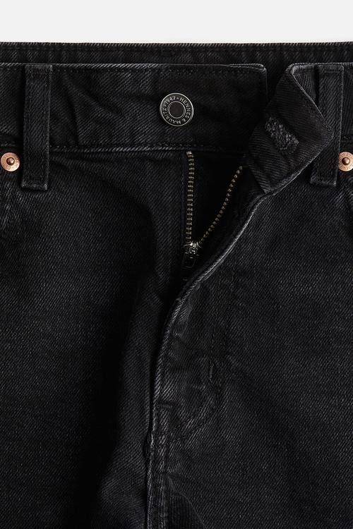 Denim shorts - dark grey