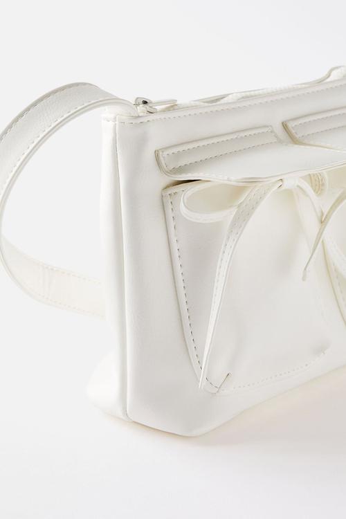 Bianca Bow Shoulder Bag - Vanilla