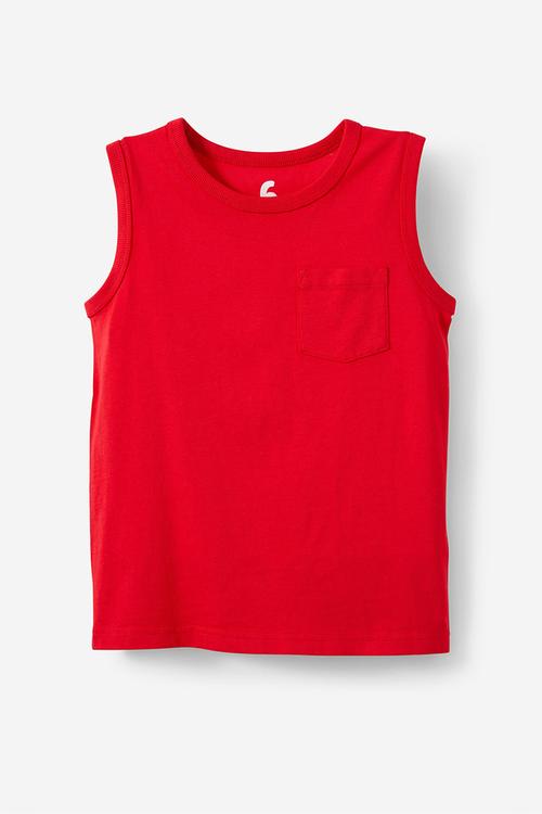 The Essential Tank - Varsity Red Wash