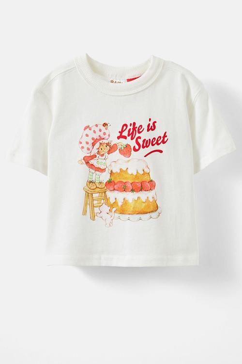 Bobbi short sleeve lcn tee - lcn ssc vanilla /strawberry shortcake