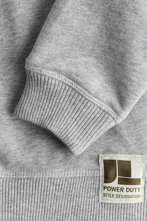 Cotton sweatshirt - grey marl