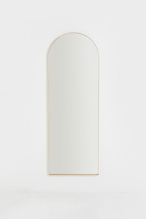Arch Frame Mirror - Brushed Gold