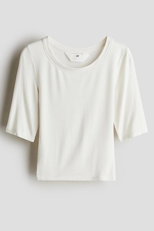 Jersey top - white