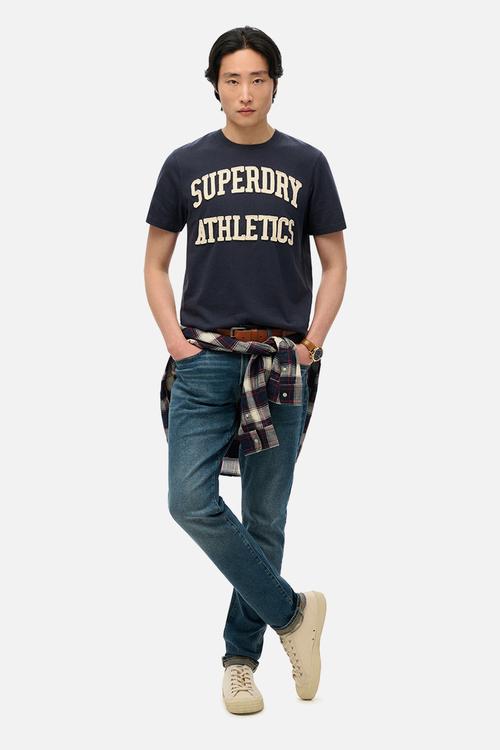Vintage Athletic T-shirt - Eclipse Navy/Ecru