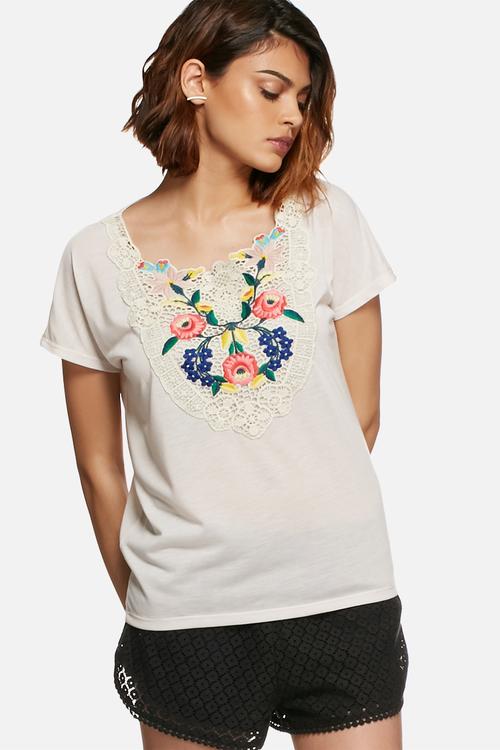 Camilla embroidered top