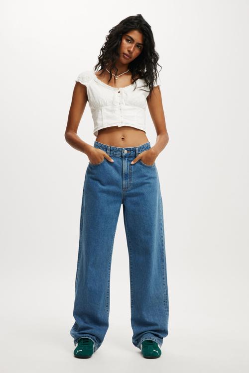 91 straight jean - celeste blue