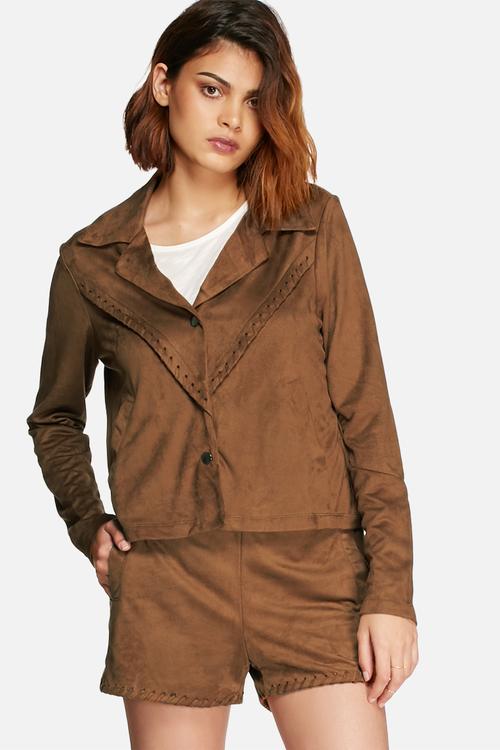 Sweeney faux suede jacket