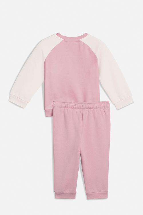Minicats Ess Raglan Crew Set Fl Inf - Poised Pink