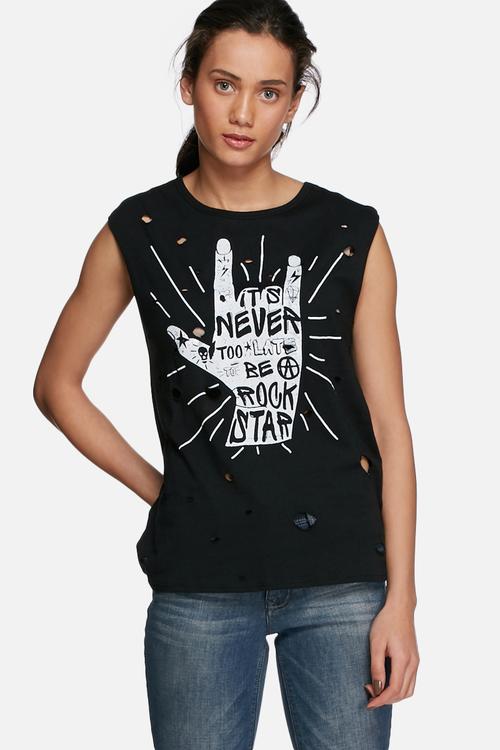 Hard rock star tee