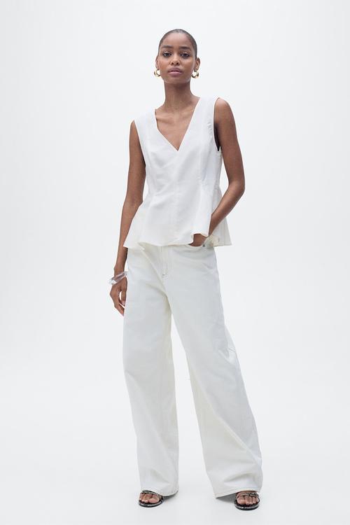 Top Pep - Light Beige