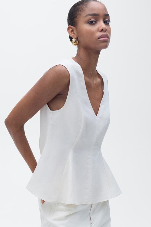 Top Pep - Light Beige