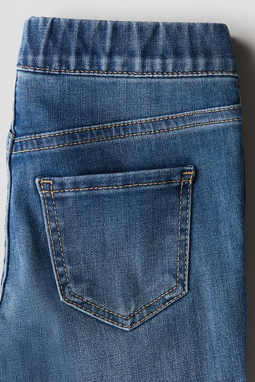 Superstretch flared leg jeans - denim blue