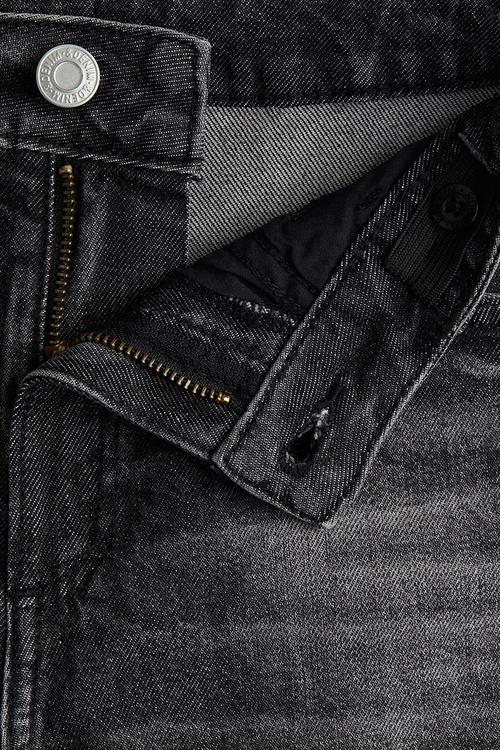 Baggy fit bootcut leg jeans - dark grey