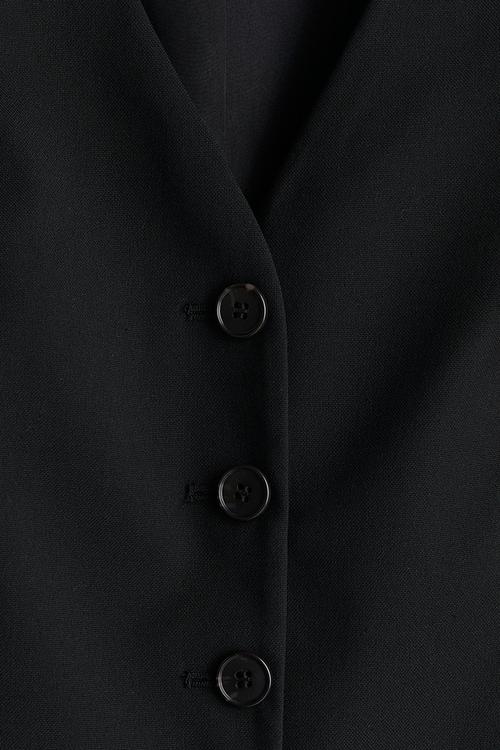 Suit waistcoat - black