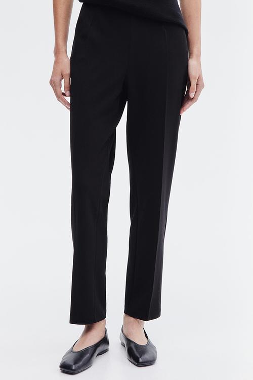 Cigarette trousers - black