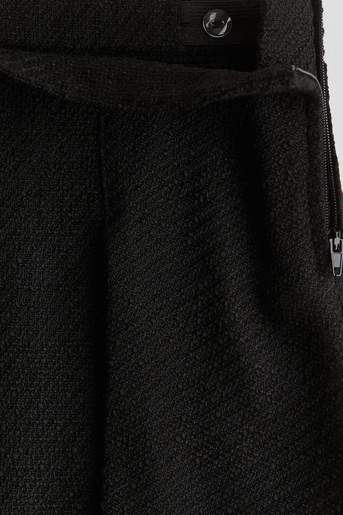 Pleated skirt - black