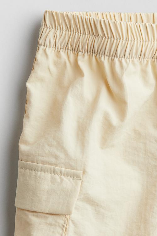 Cargo joggers - light yellow