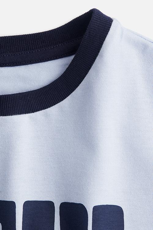 Printed t-shirt - light blue mi amore