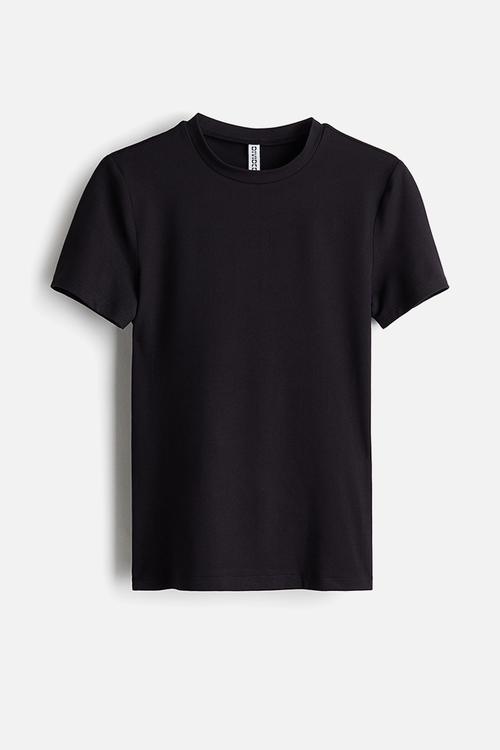 Fitted t-shirt - black