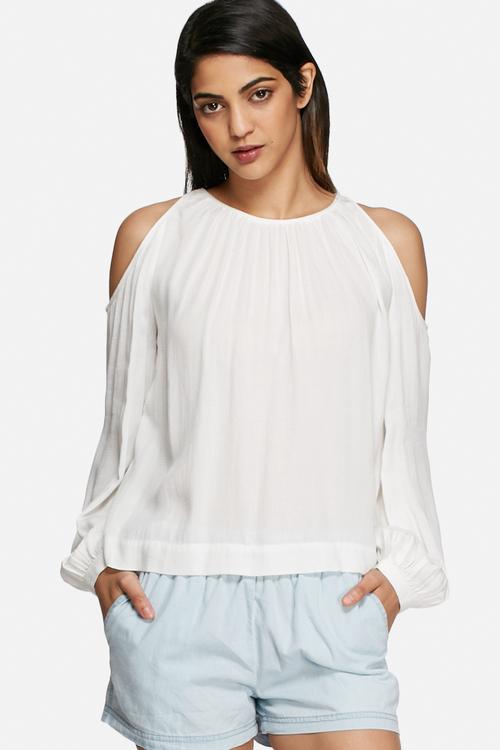 Frida cold shoulder top