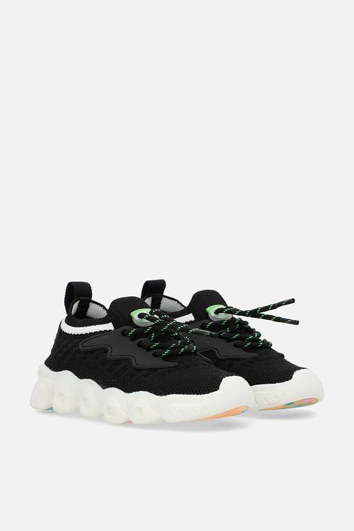 Lace up sneakers - black