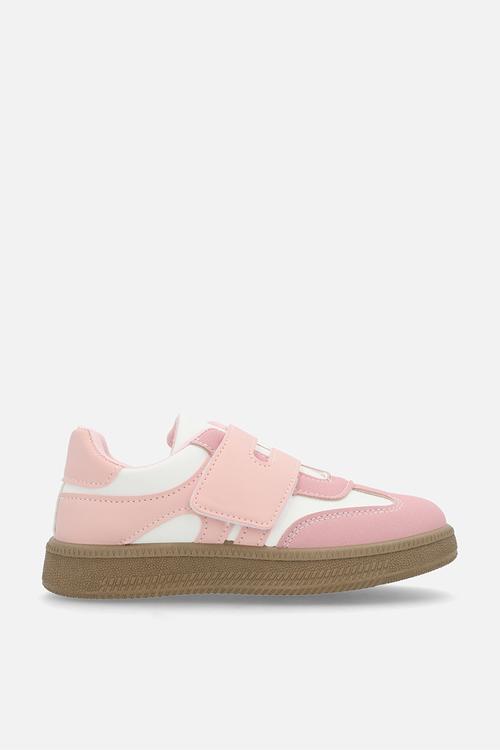 Strap sneakers-pink& white