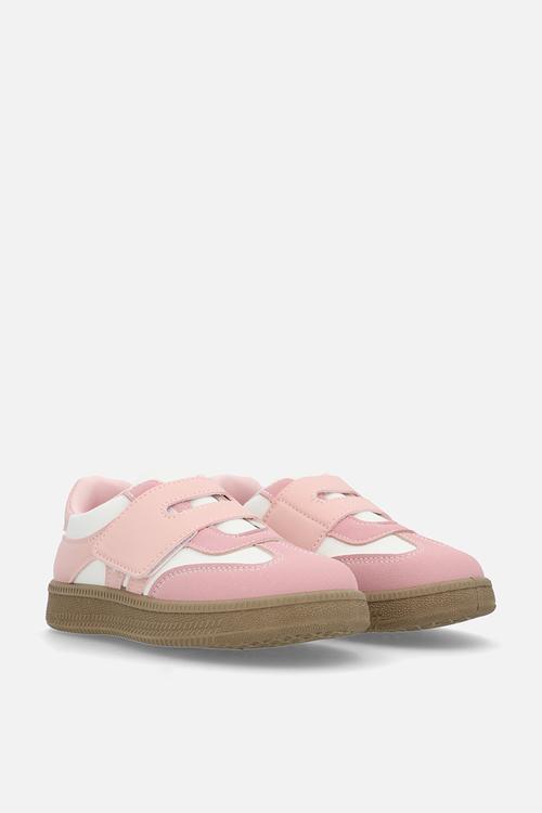 Strap sneakers-pink& white