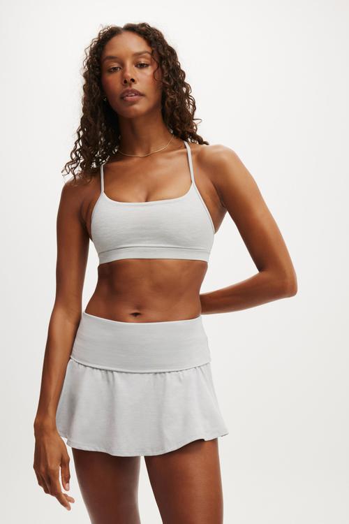 365 Keyhole Crop - Light Grey Marle